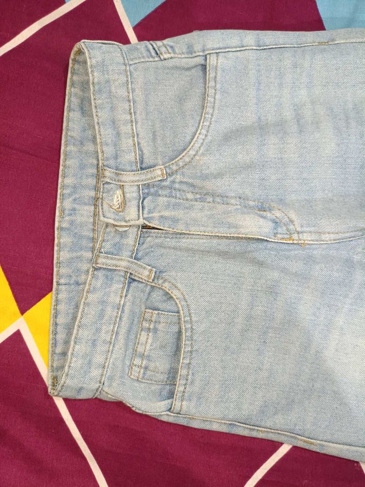 Light Wash Denim Jeans