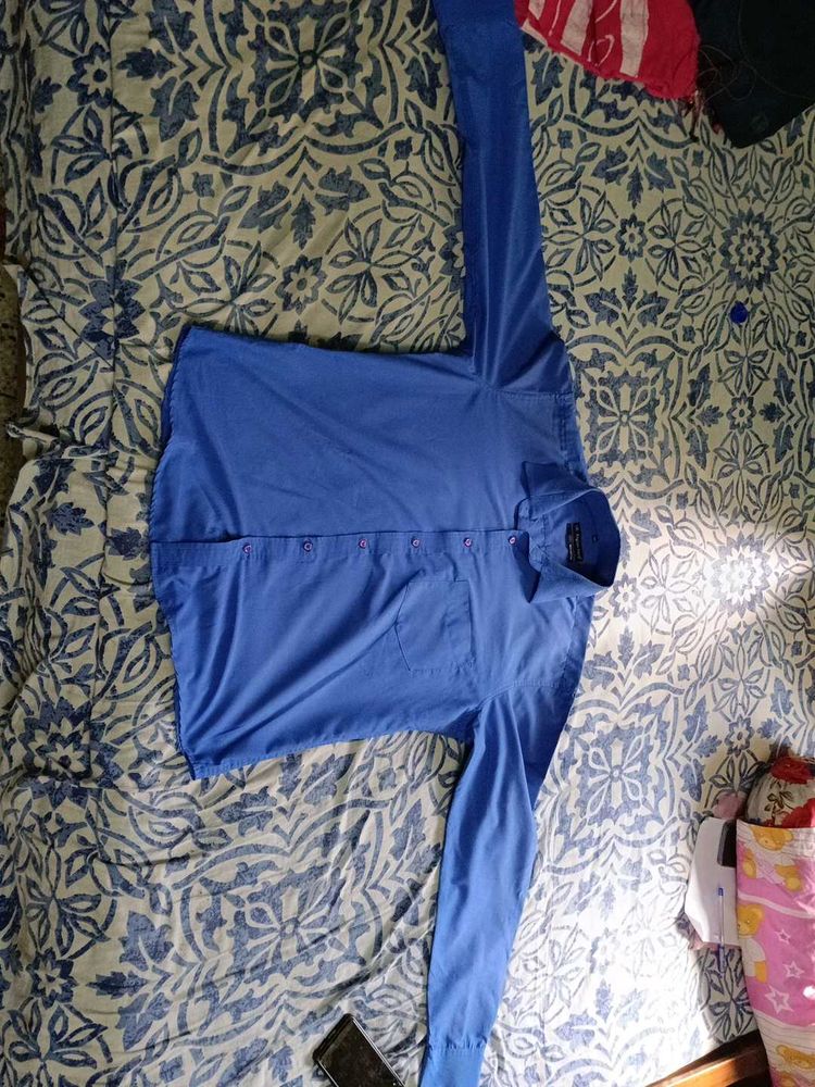 Blue Long Sleeve Shirt