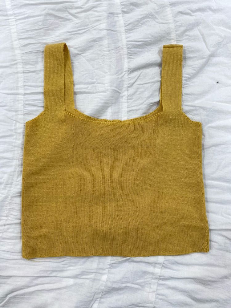 Mustard Tank Top