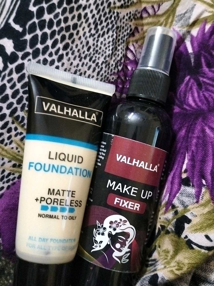 Foundation, + Makeup Fixer