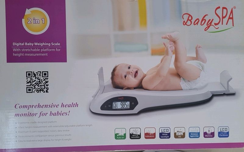 BabySPA 2-in-1 Digital Baby Scale
