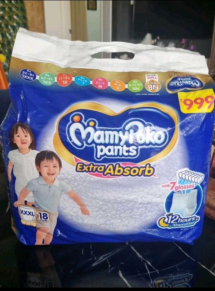 XXXL Mamy poko pants18 pieces discounted price.