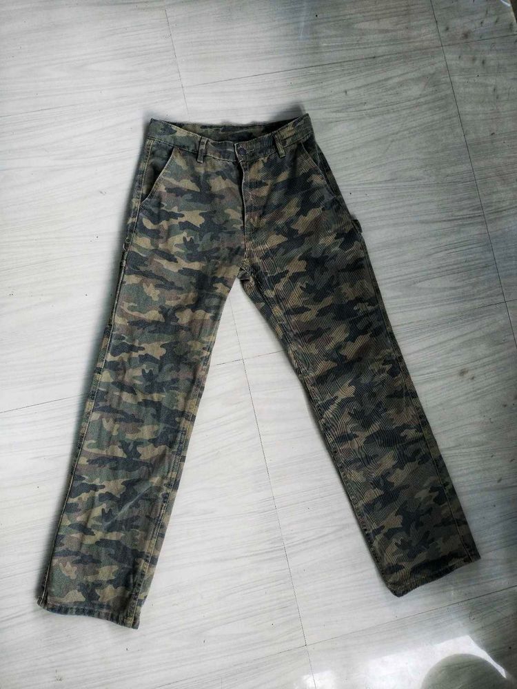 Camo Print Pants(Military Denim)