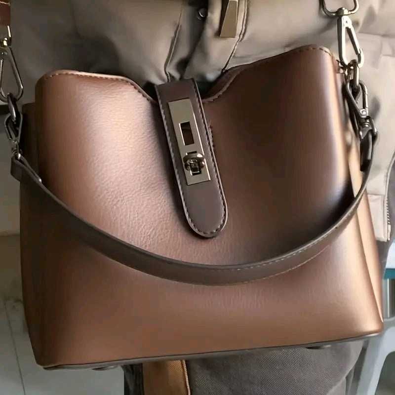 Brown Bucket Bag