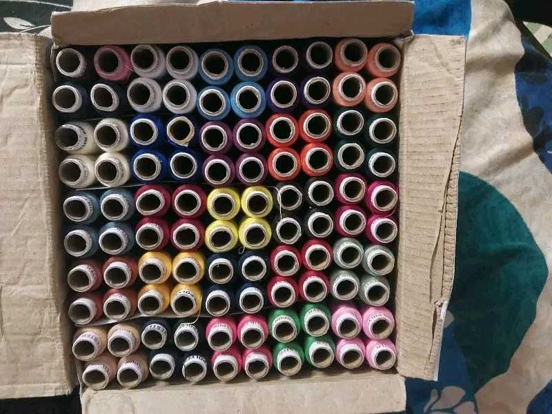 Colorful Thread Spools