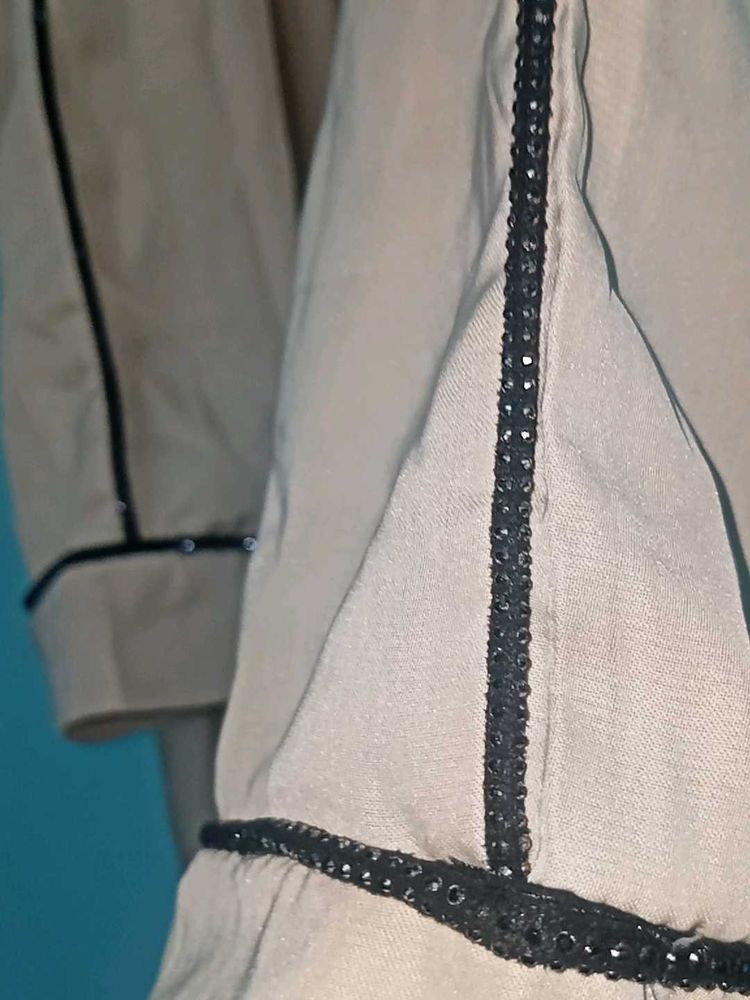 Cream Abaya Soudi Arabia Ka H