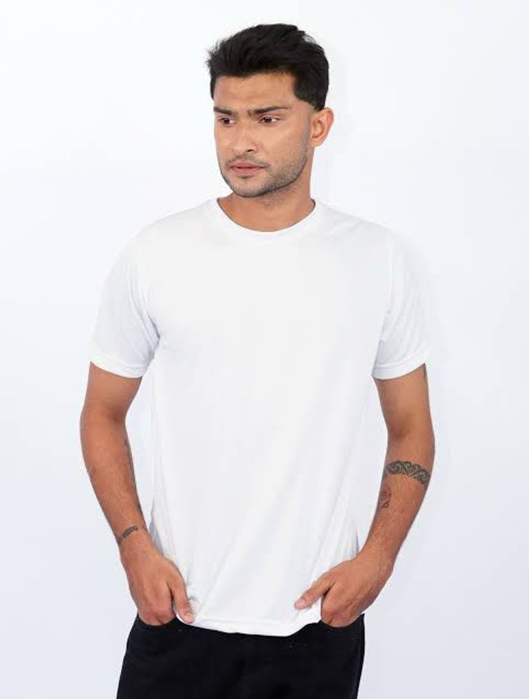 New  GMP Dot Knit Tshirt White Combo