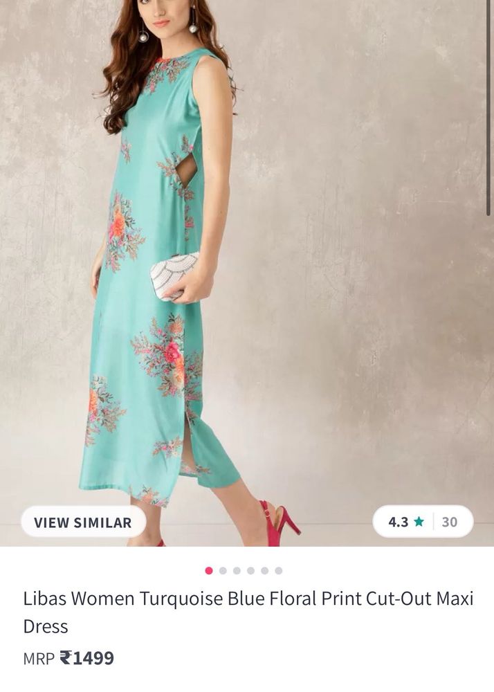 Libas Maxi Floral Cut-Out