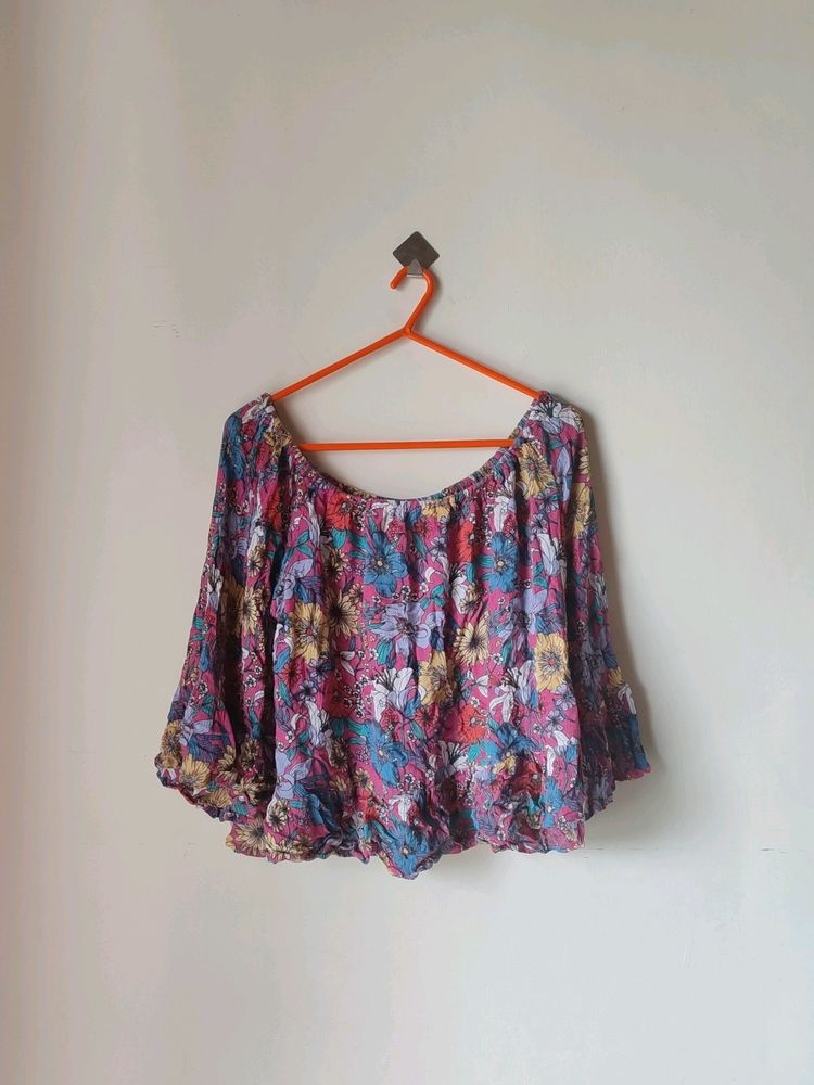Floral Crop Top