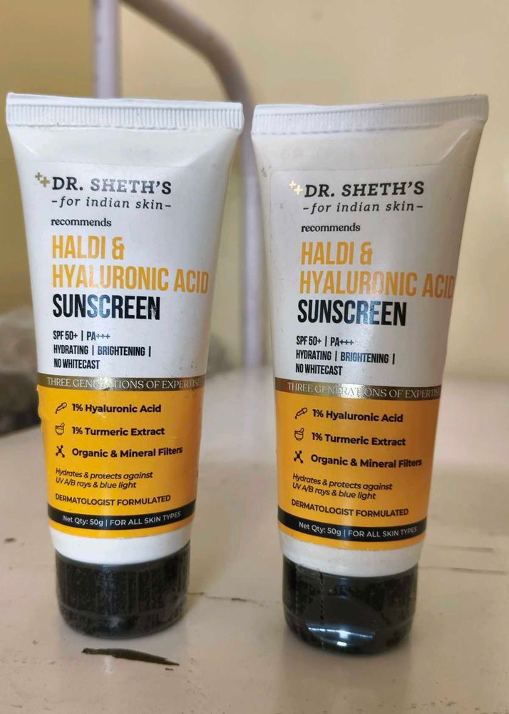 Dr Sheths Haldi And Hyaluronic Sunscreen