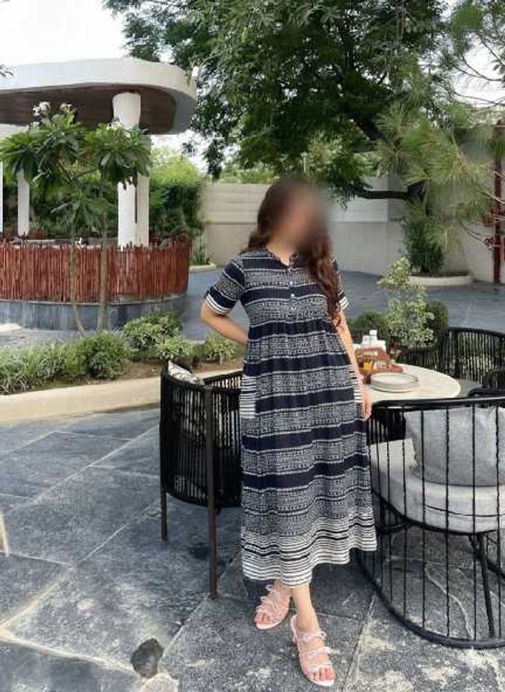 Striped Casual Dress