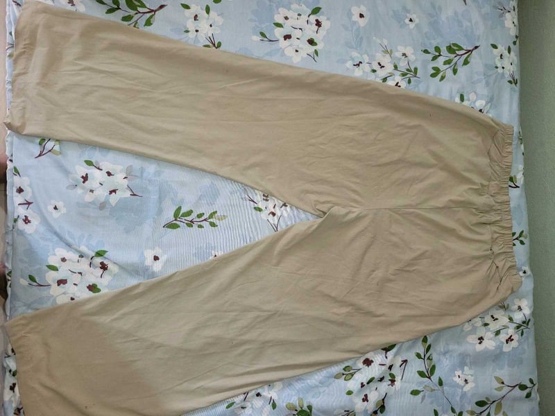 Casual Beige Leggings