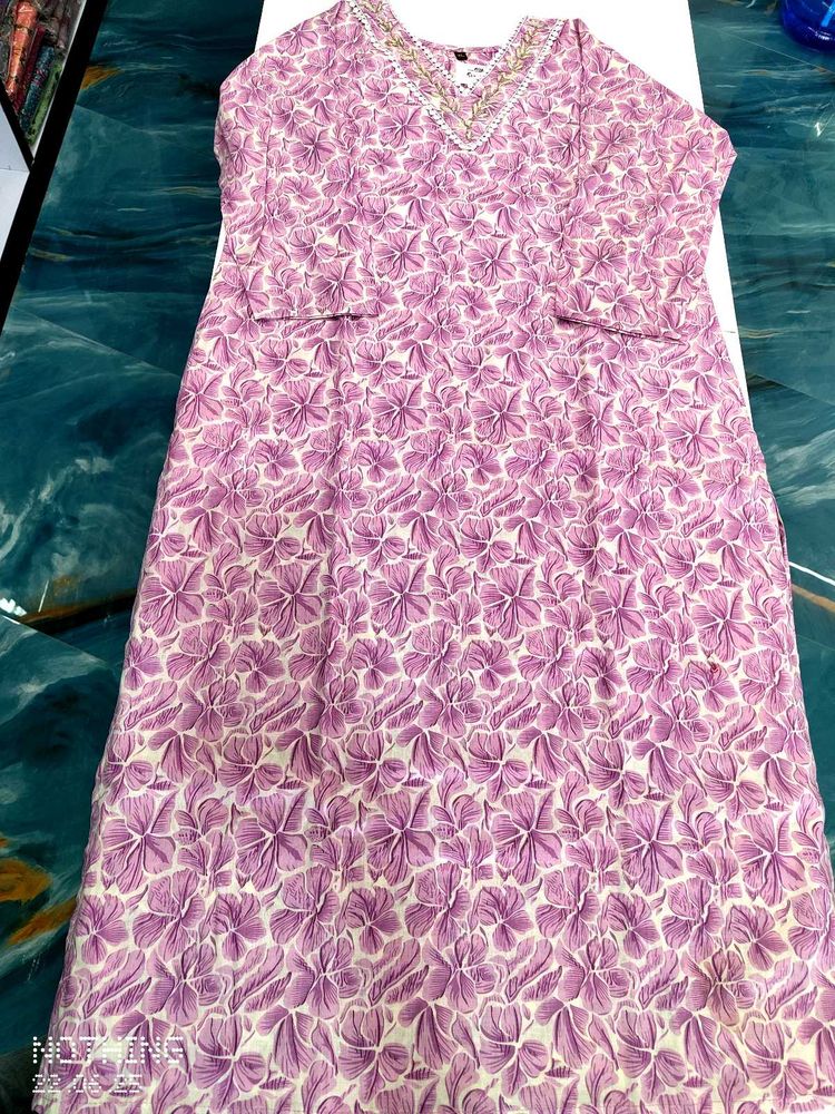 All Sizes Available Floral Print Kurta Dupatta