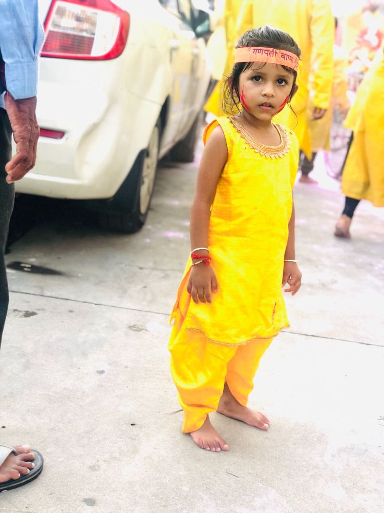 yellow dress for baby girl