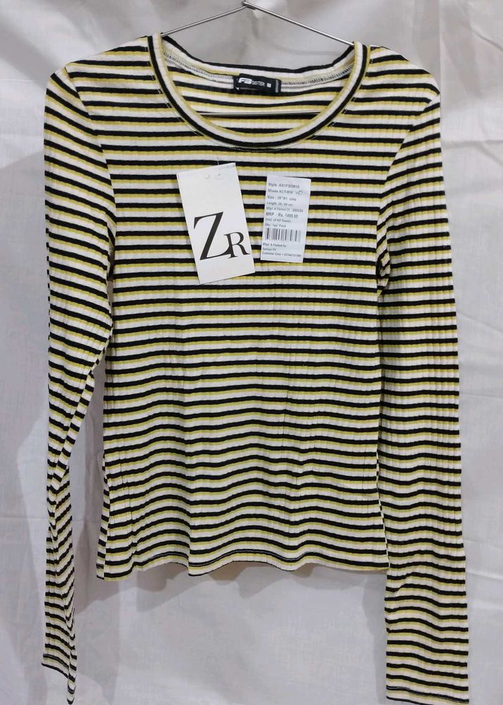Striped Long Sleeve Top