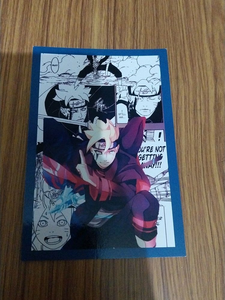 Manga Postcard Boruto Anime Premium Quality
