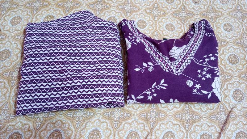 Kurti Set + New Saree