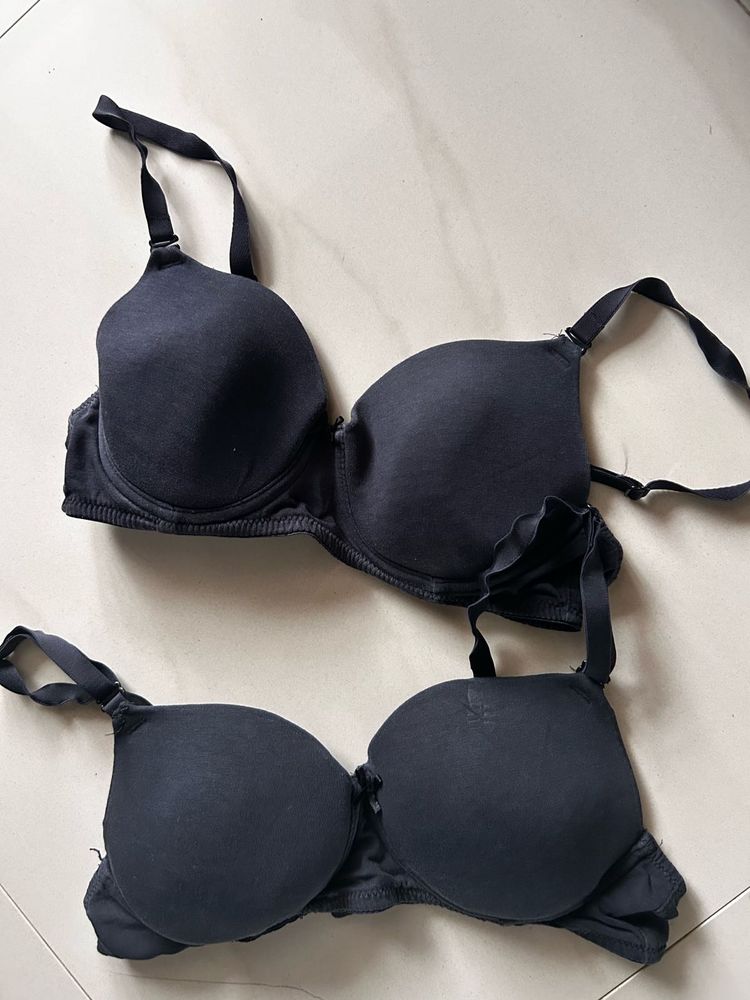 Black Underwired Bras (Combo of 2)