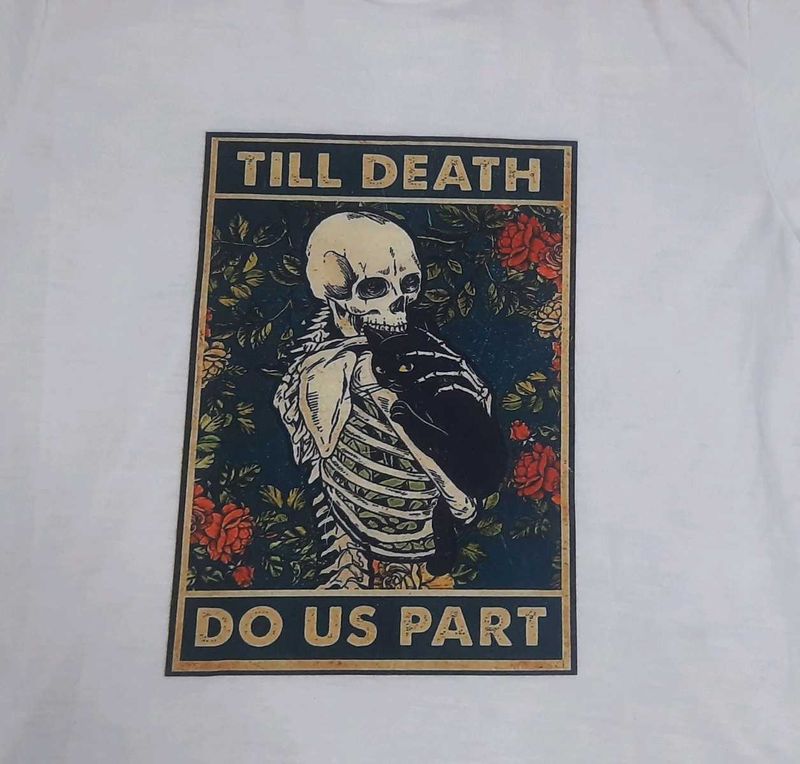 Grunge Till Death Do Us Part Baggy Fit T Shirt