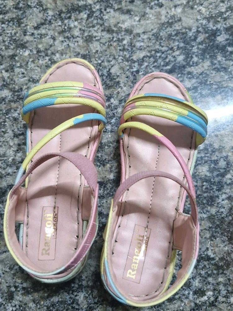 Rangoli Kids Pastel Sandals