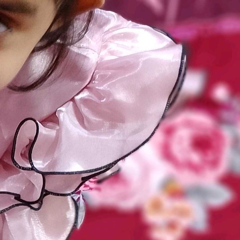 Pink Ruffle Sleeve Top