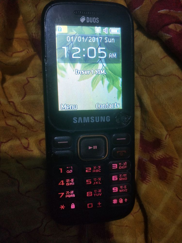 Samsung Keypad Mobile, Double SIM Phone, All Okay,,There is no problem with the screen And Button, Charging Cable Free
