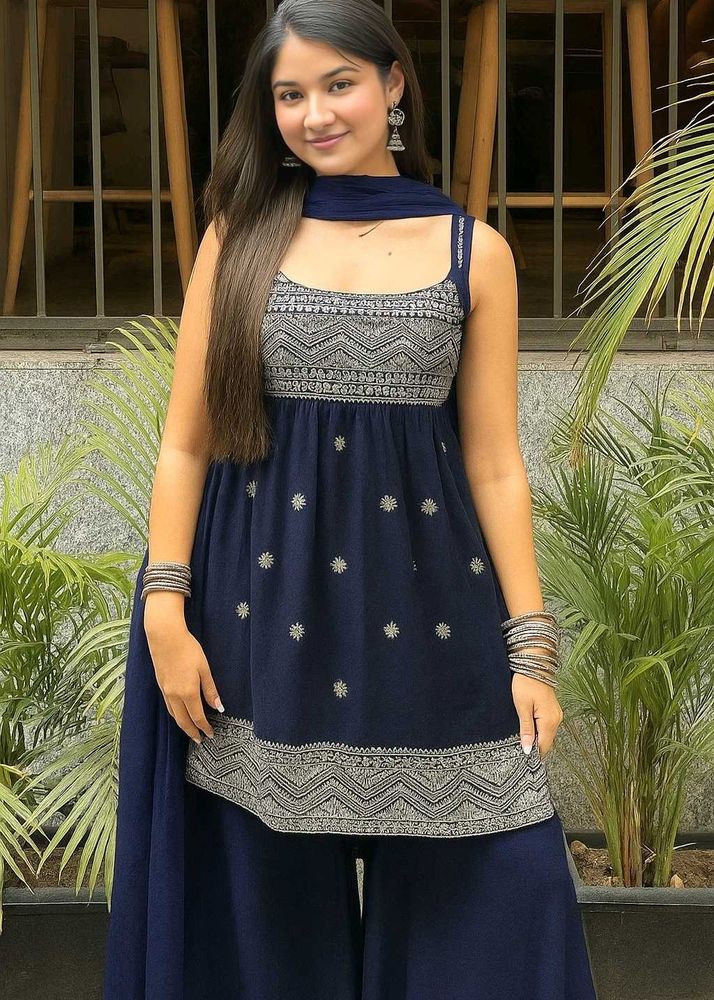 (Size~XL)New Sharara suit set 🌼