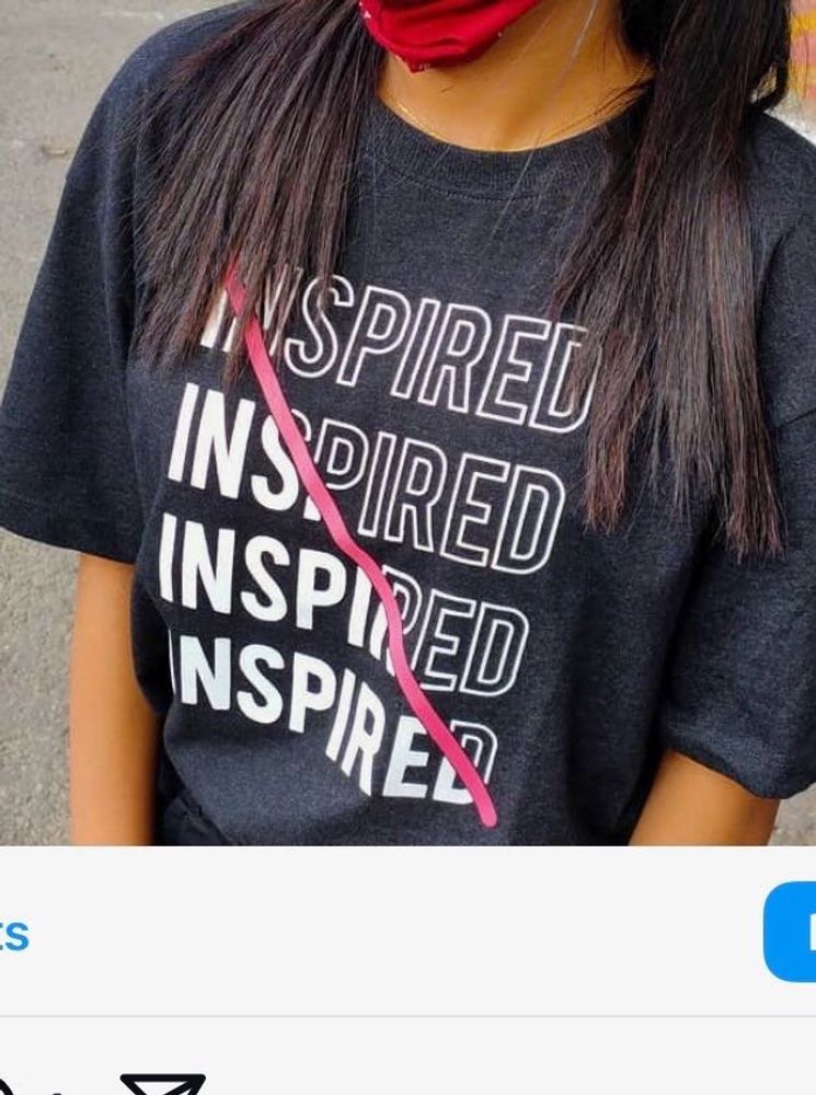 &#34;Inspired&#34; Graphic Tee