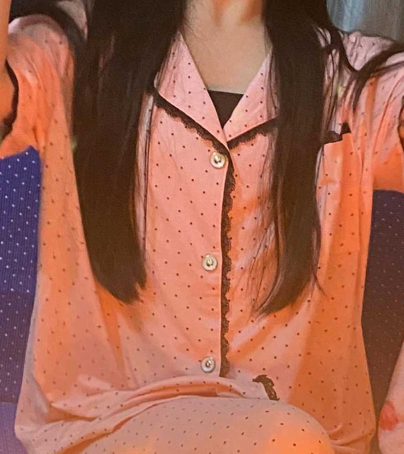 Cute Pink Pajama Set