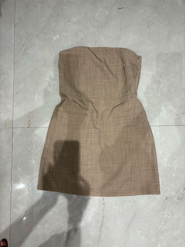 S Formal Modest Mini Dress