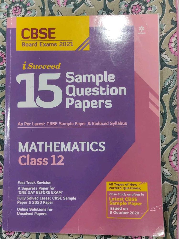Class 12 Mathematics Sample Papers