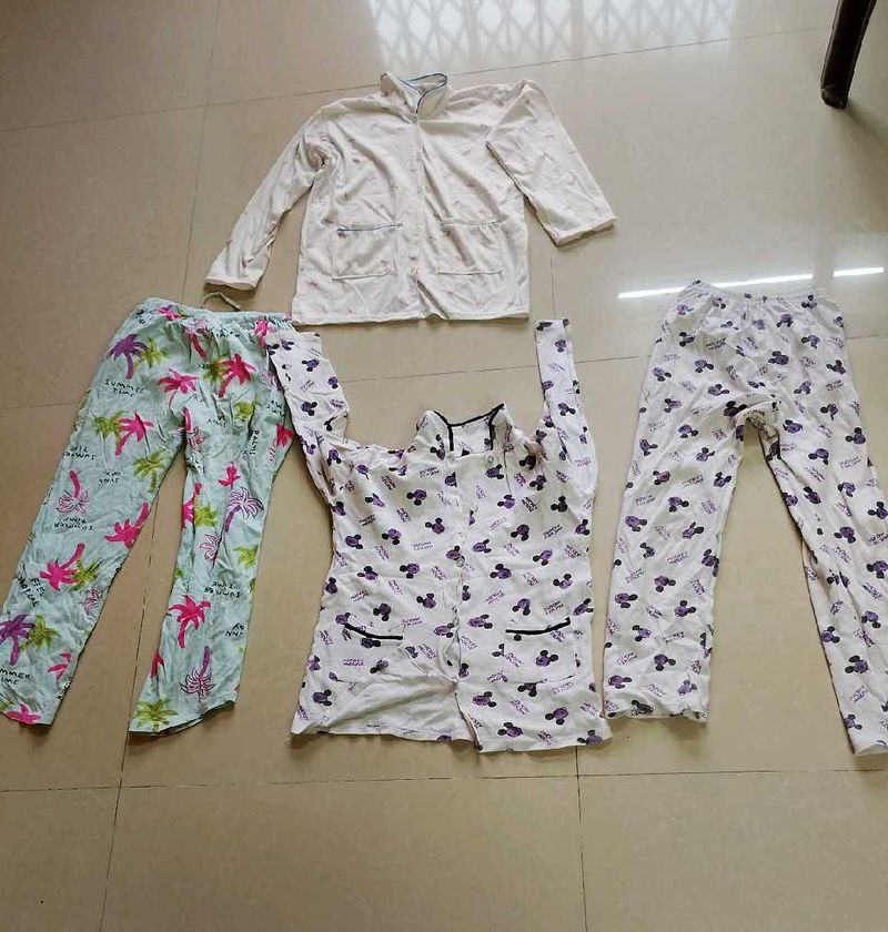 combo of Cute Pajama Set and t shirts