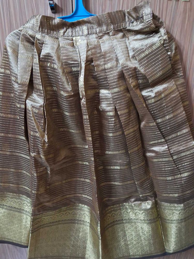 Silk Skirt Newly Stitched
