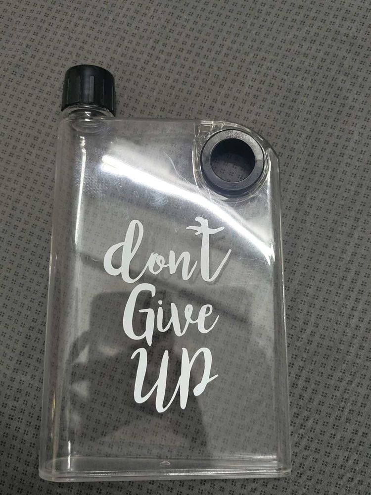 Motivational Flat Water Bottle