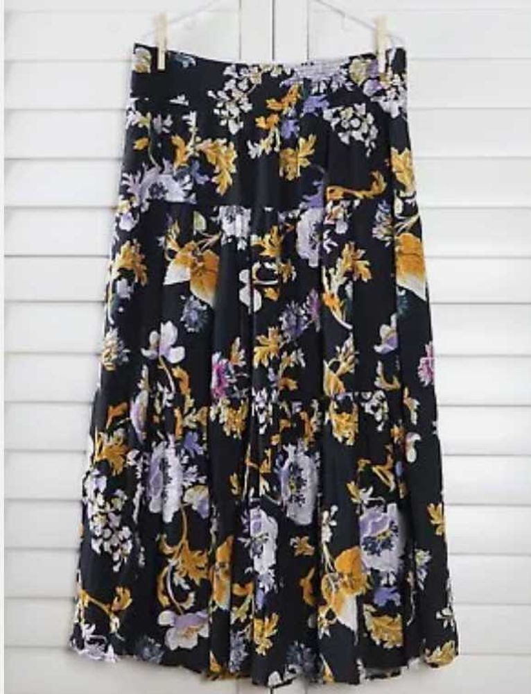 Beautiful Floral Long Skirt