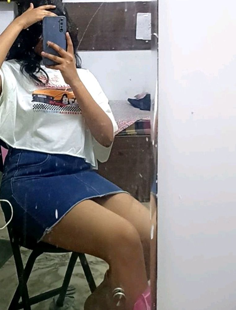 Oversized Roadster Crop Tshirt⚡