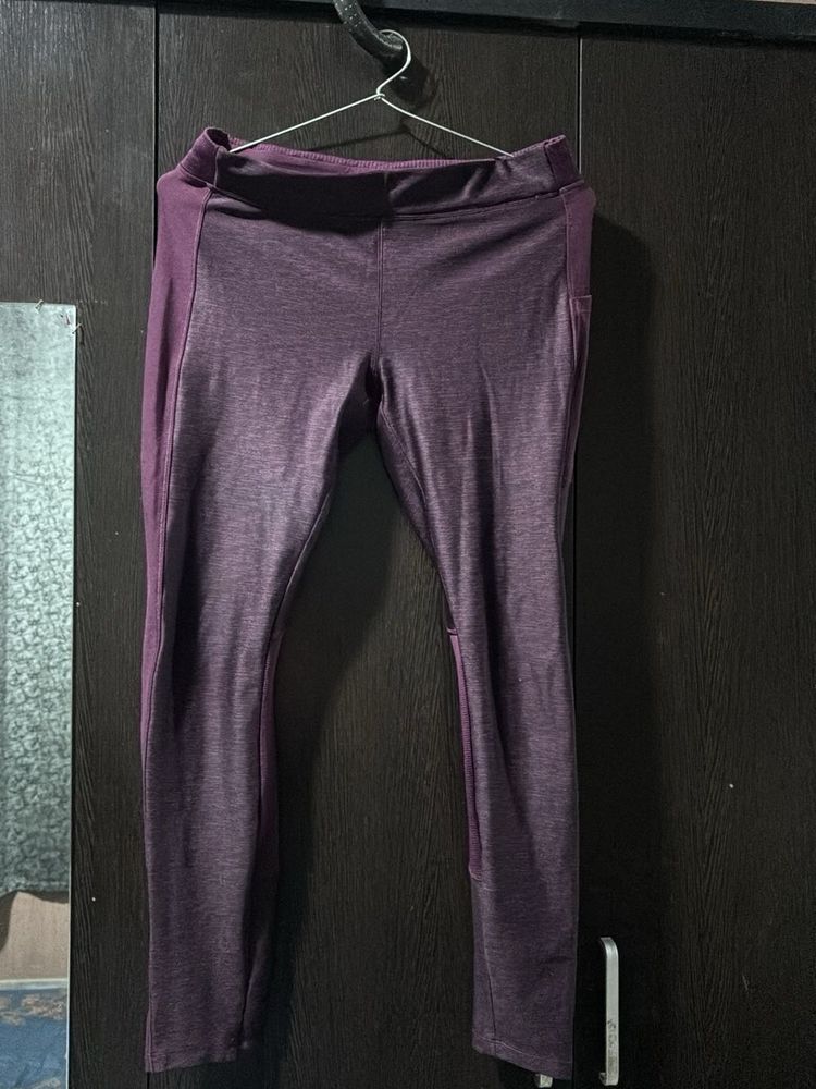 Purple Active Leggings