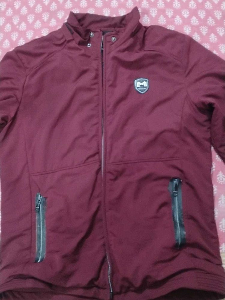 Burgundy Casual Jacket