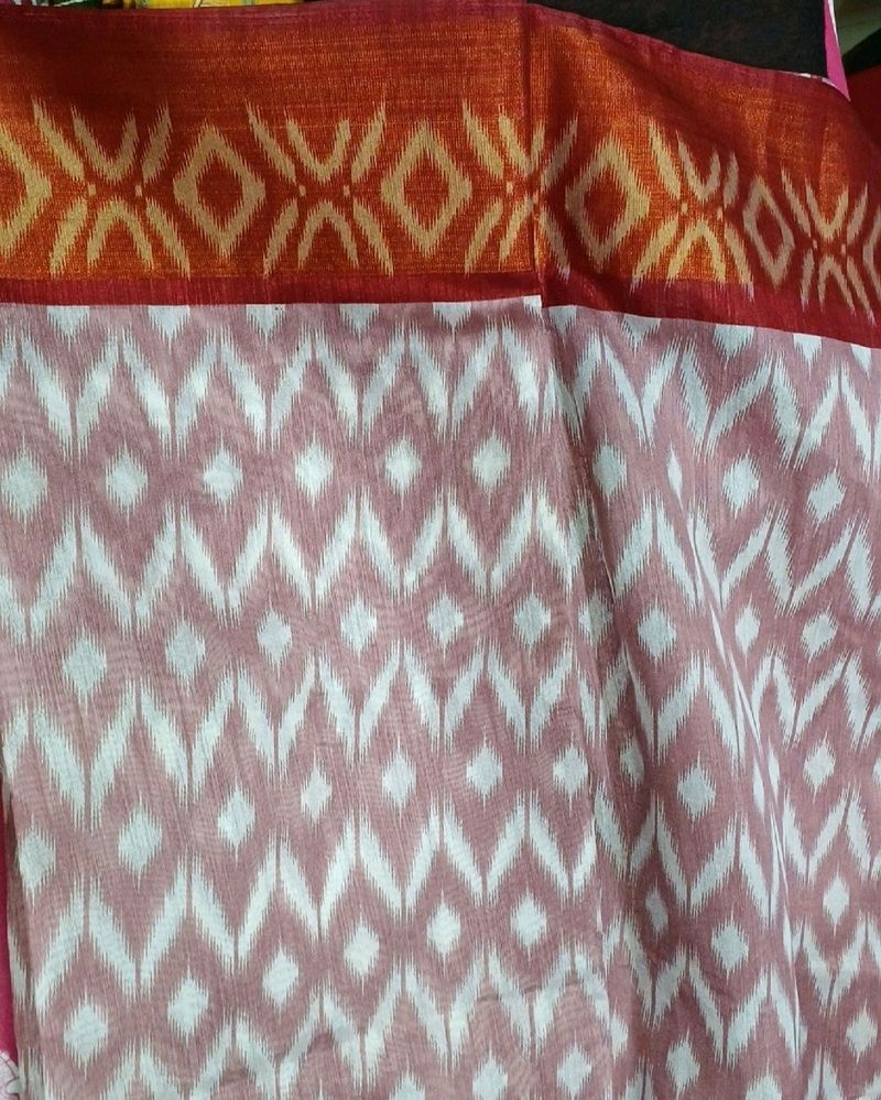 Ikkat Print Saree