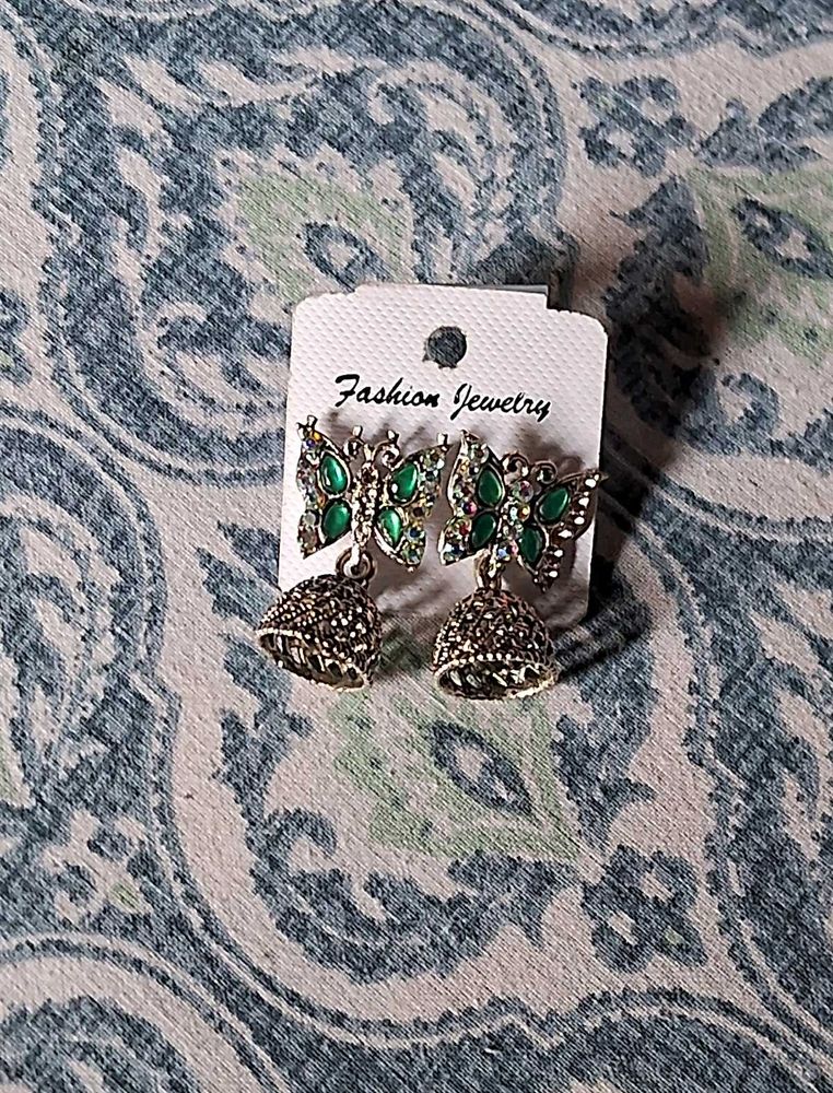 Butterfly Jhumkas