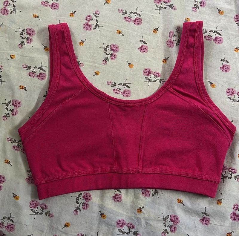 Pink Sports Bra- New