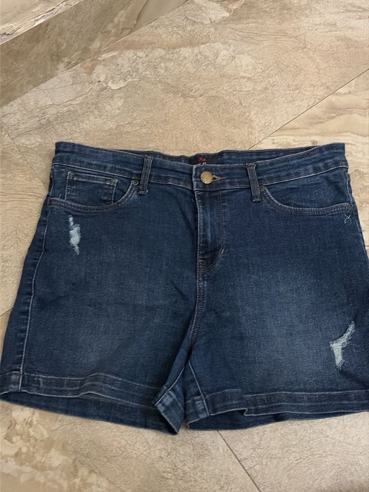 Denim Distressed Shorts