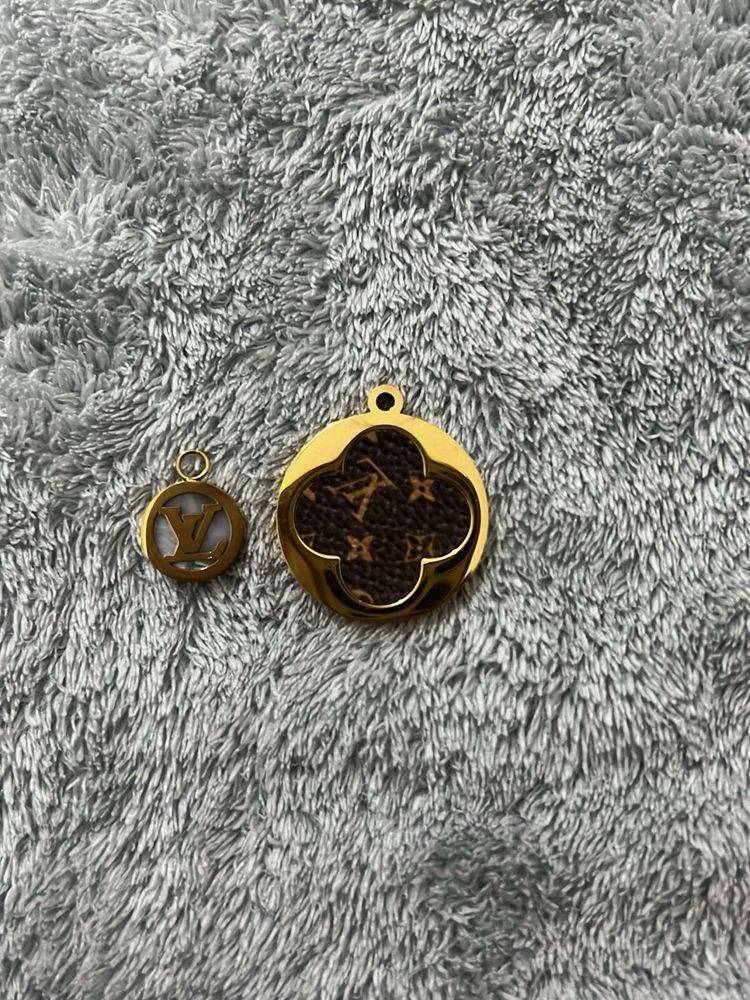 10k Gold Coated Louis Vuitton Pendants