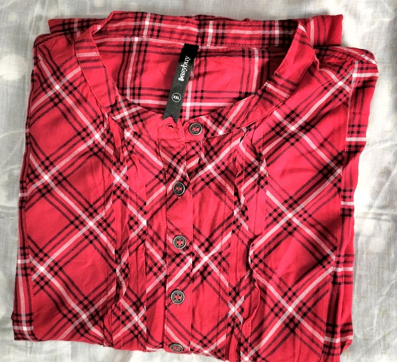 Red Tunic Kurti