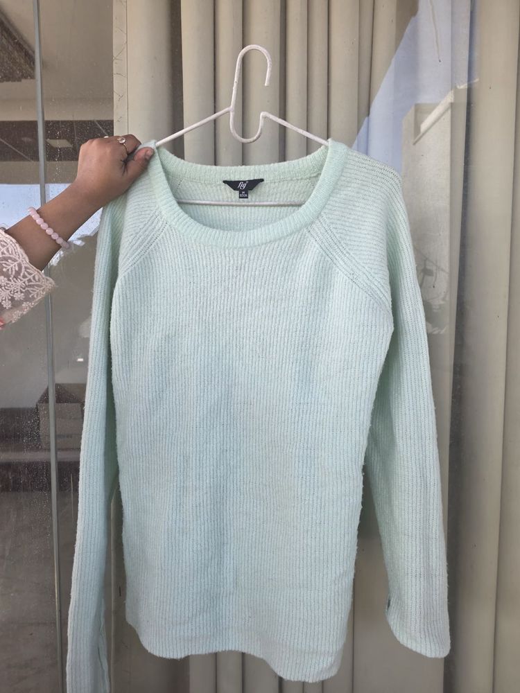 Mint Green Knit Sweater