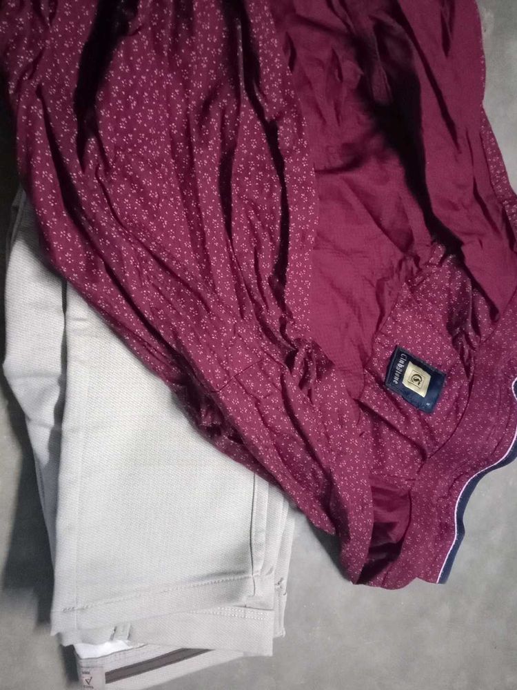 mens shirt and pant combo