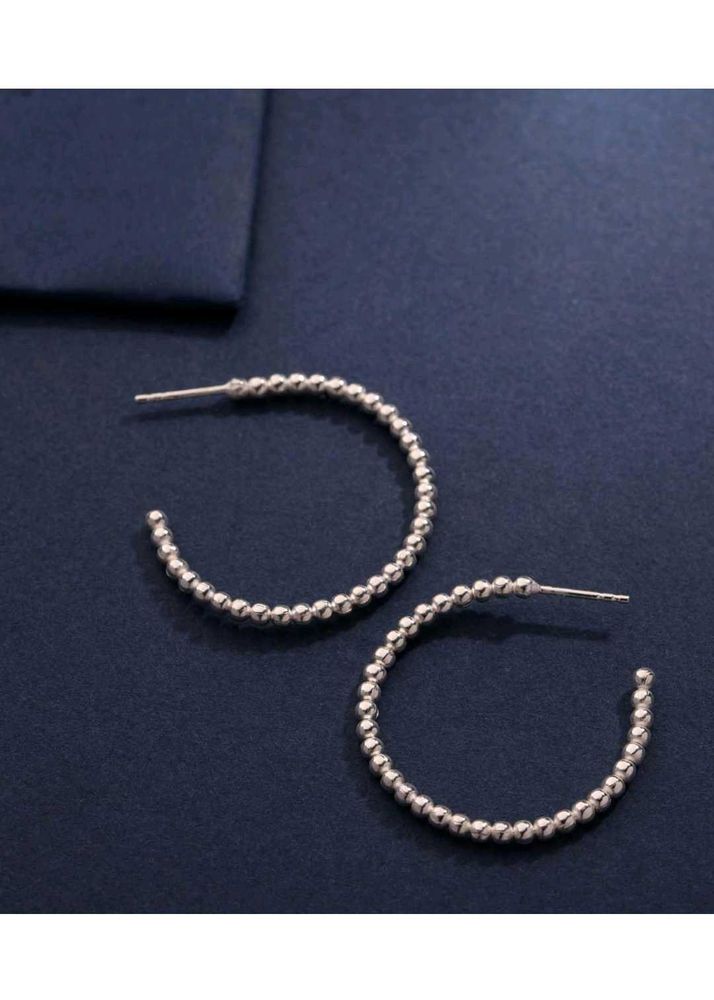92.5 Silver Hoop Earrings