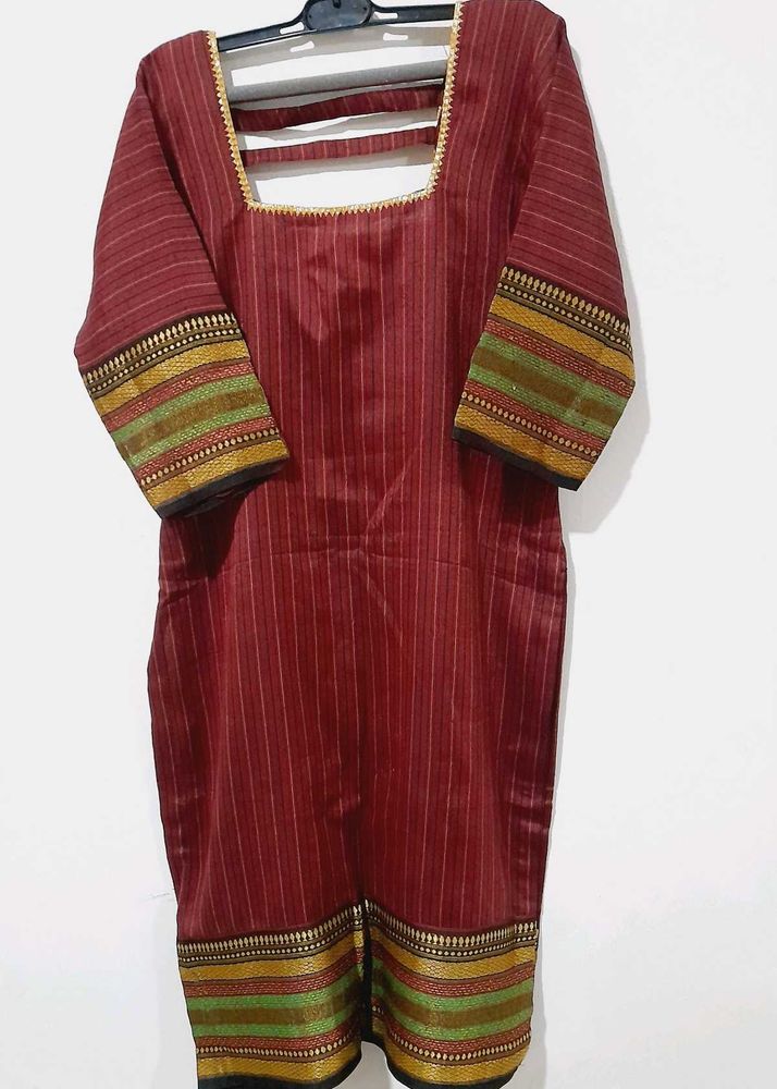 Elegant Maroon Kurta