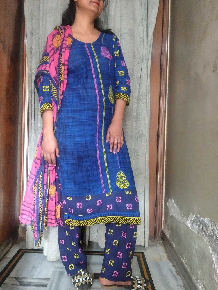 Blue Kurta Set
