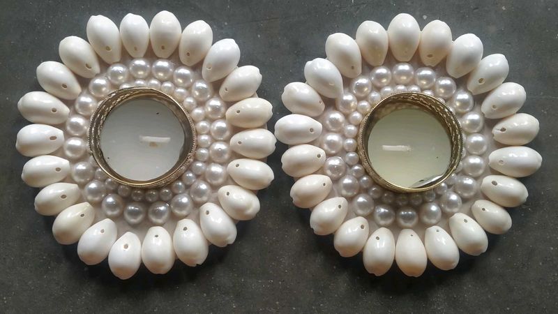 Shell Candle Holders (Set of 2)